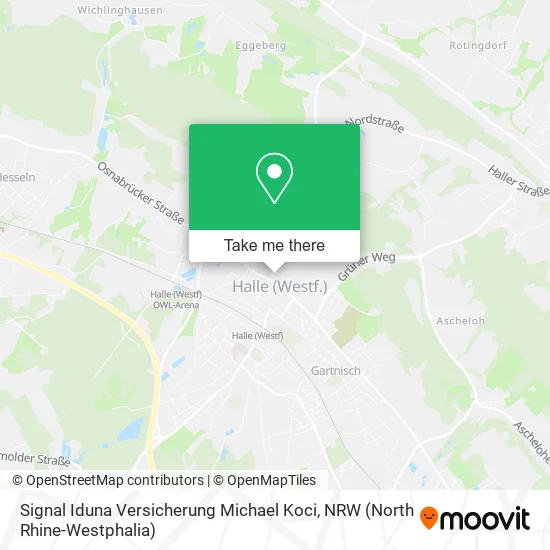 Карта Signal Iduna Versicherung Michael Koci