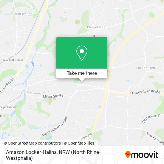 Amazon Locker-Halina map