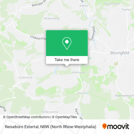 Карта Reisebüro Extertal
