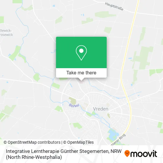 Карта Integrative Lerntherapie Günther Stegemerten