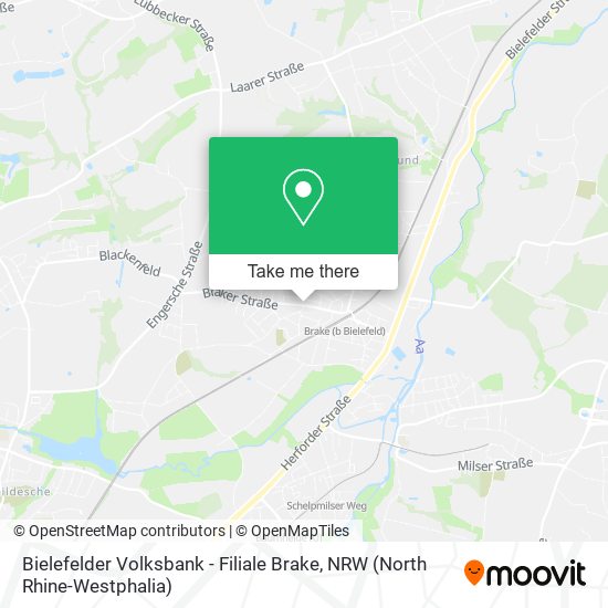 Bielefelder Volksbank - Filiale Brake map