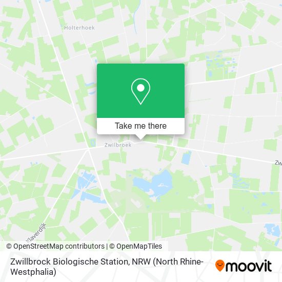 Zwillbrock Biologische Station map