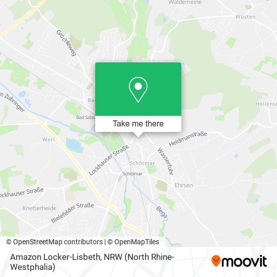 Карта Amazon Locker-Lisbeth