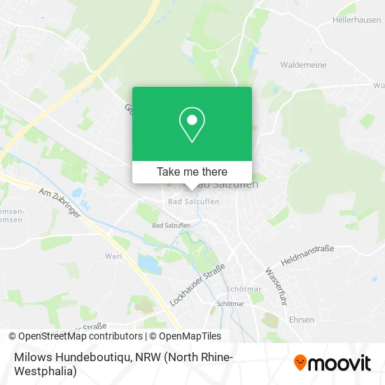 Карта Milows Hundeboutiqu