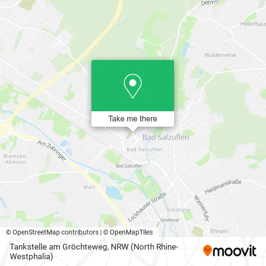 Карта Tankstelle am Gröchteweg