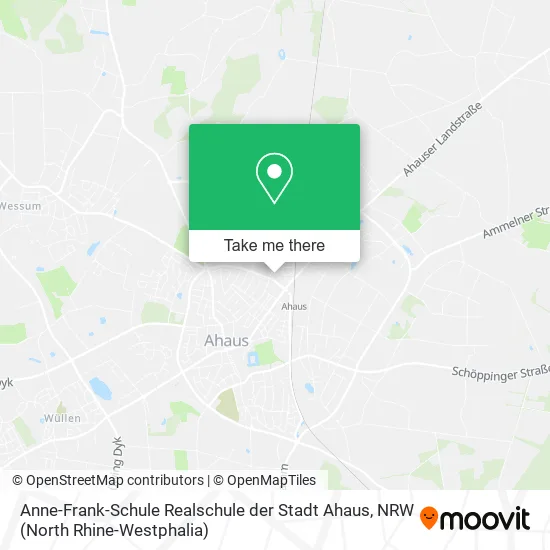 Карта Anne-Frank-Schule Realschule der Stadt Ahaus