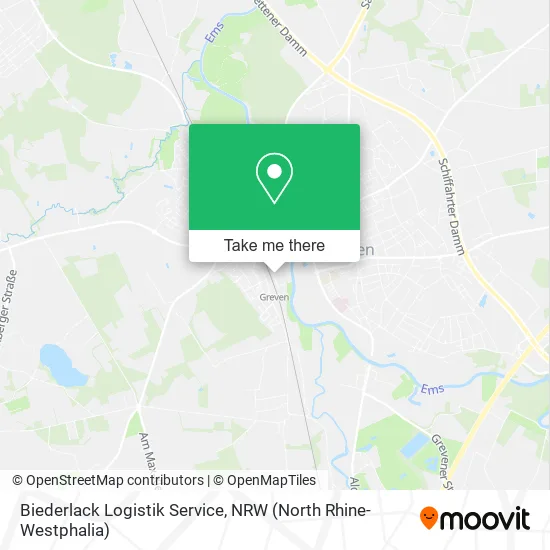 Карта Biederlack Logistik Service