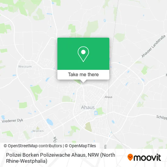 Карта Polizei Borken Polizeiwache Ahaus