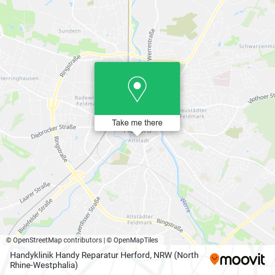 Handyklinik Handy Reparatur Herford map