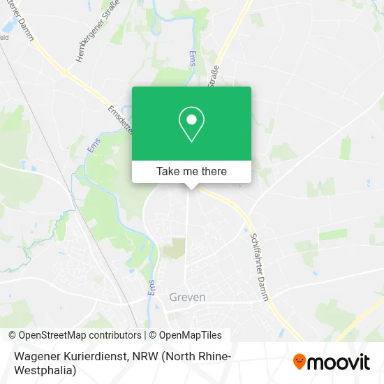 Wagener Kurierdienst map