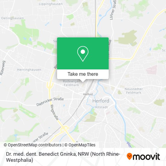 Dr. med. dent. Benedict Gninka map