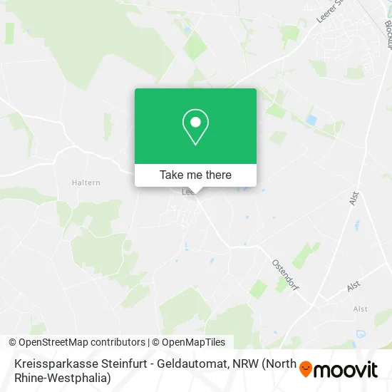 Карта Kreissparkasse Steinfurt - Geldautomat
