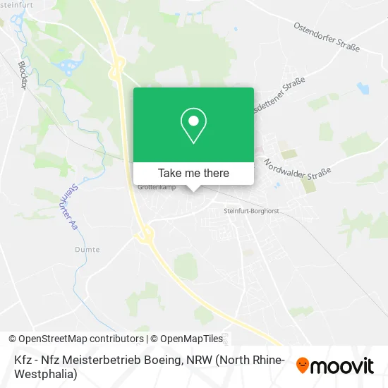 Карта Kfz - Nfz Meisterbetrieb Boeing