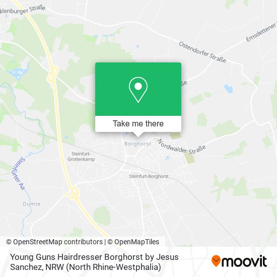 Young Guns Hairdresser Borghorst by Jesus Sanchez map