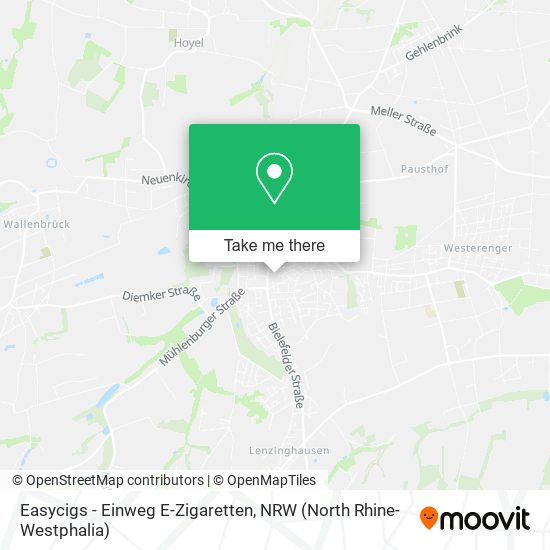 Easycigs - Einweg E-Zigaretten map
