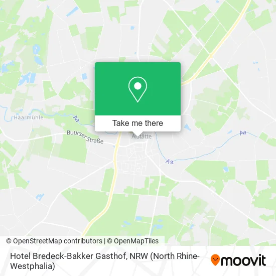 Карта Hotel Bredeck-Bakker Gasthof