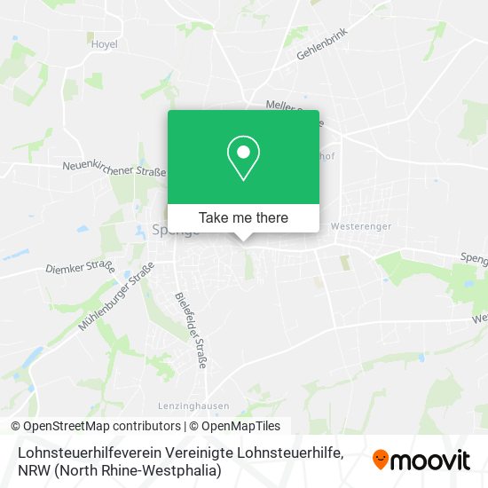 Lohnsteuerhilfeverein Vereinigte Lohnsteuerhilfe map