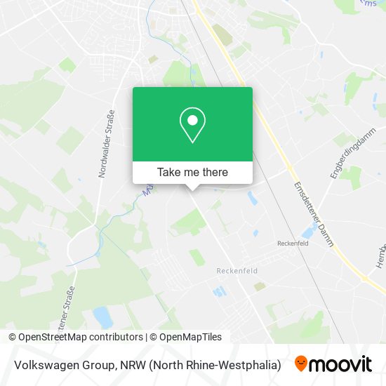 Volkswagen Group map