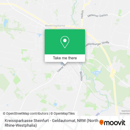 Карта Kreissparkasse Steinfurt - Geldautomat