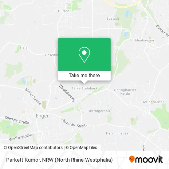 Parkett Kumor map