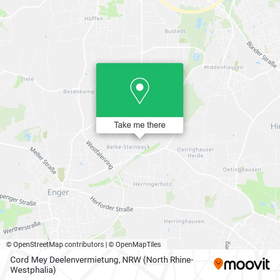 Cord Mey Deelenvermietung map