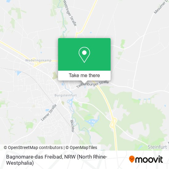 Bagnomare-das Freibad map