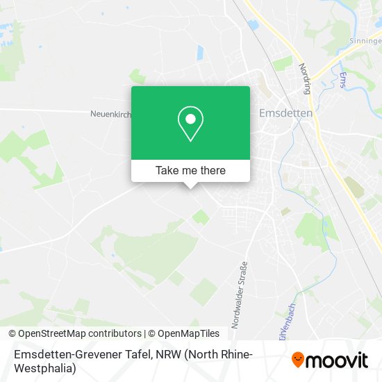 Emsdetten-Grevener Tafel map
