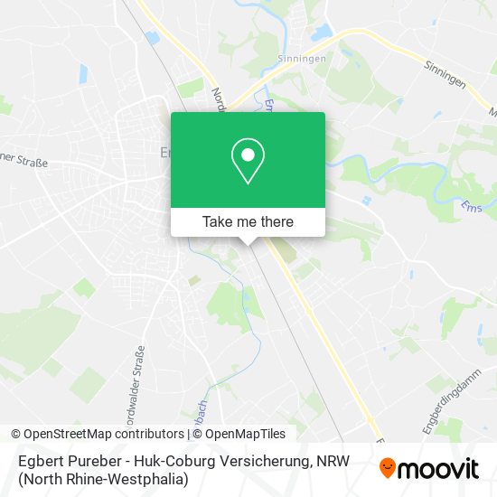 Egbert Pureber - Huk-Coburg Versicherung map
