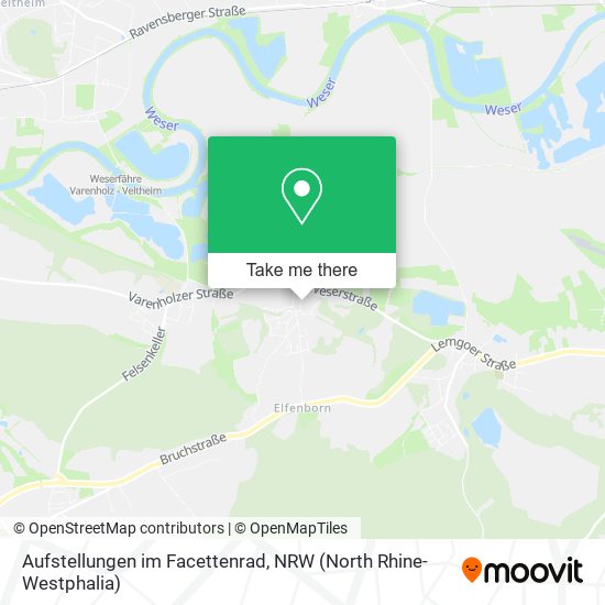 Aufstellungen im Facettenrad map