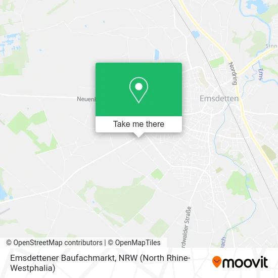Emsdettener Baufachmarkt map