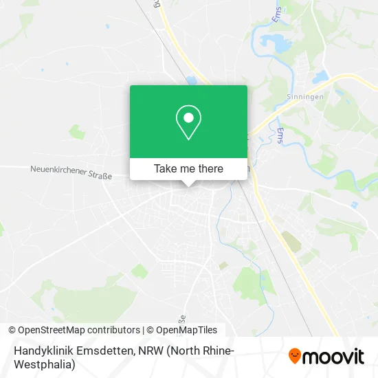 Карта Handyklinik Emsdetten