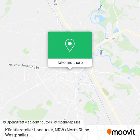 Künstleratelier Lona Azur map