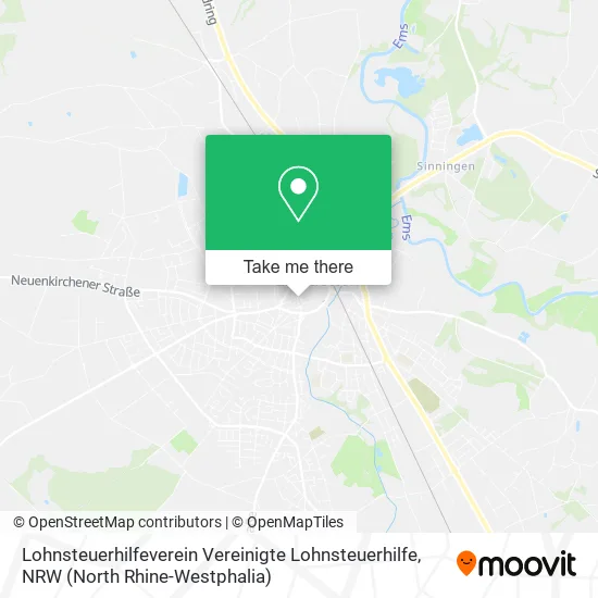 Карта Lohnsteuerhilfeverein Vereinigte Lohnsteuerhilfe
