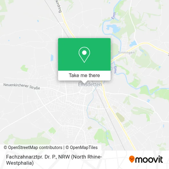 Fachzahnarztpr. Dr. P. map