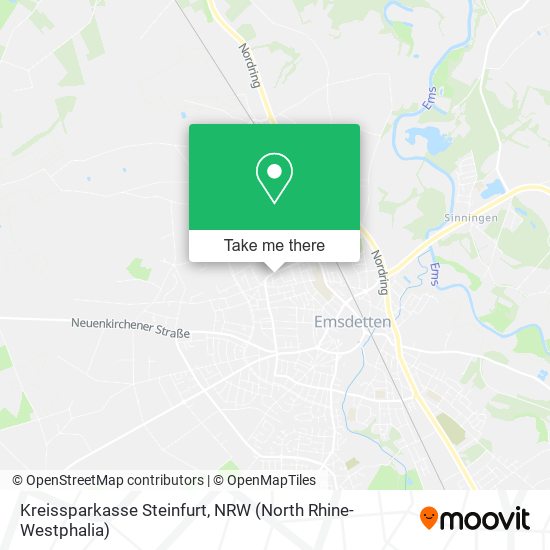 Kreissparkasse Steinfurt map