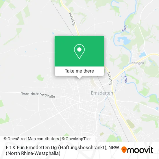 Карта Fit & Fun Emsdetten Ug (Haftungsbeschränkt)