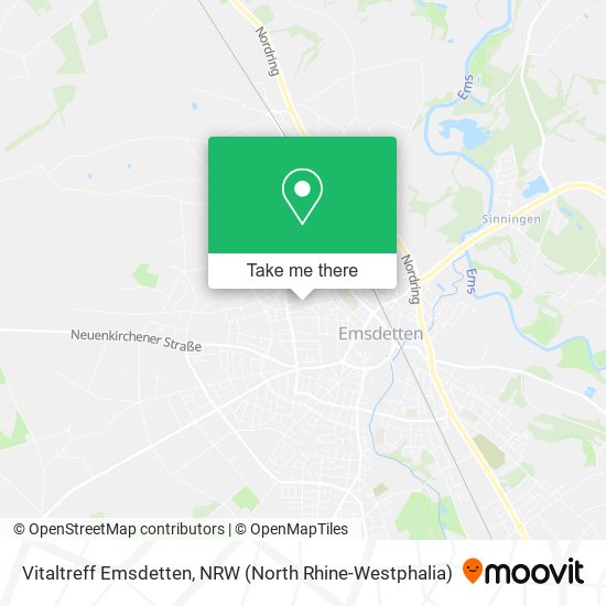 Vitaltreff Emsdetten map