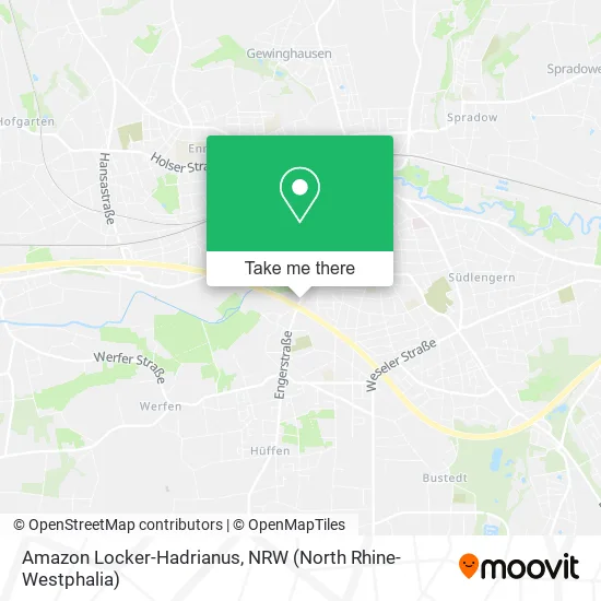 Карта Amazon Locker-Hadrianus
