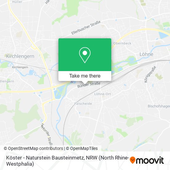 Köster - Naturstein Bausteinmetz map