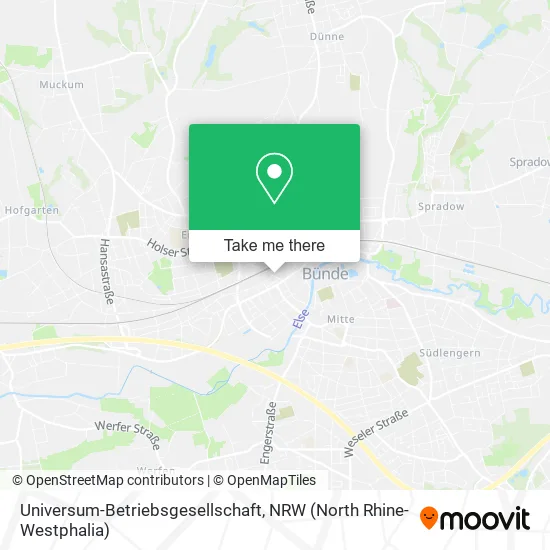 Карта Universum-Betriebsgesellschaft