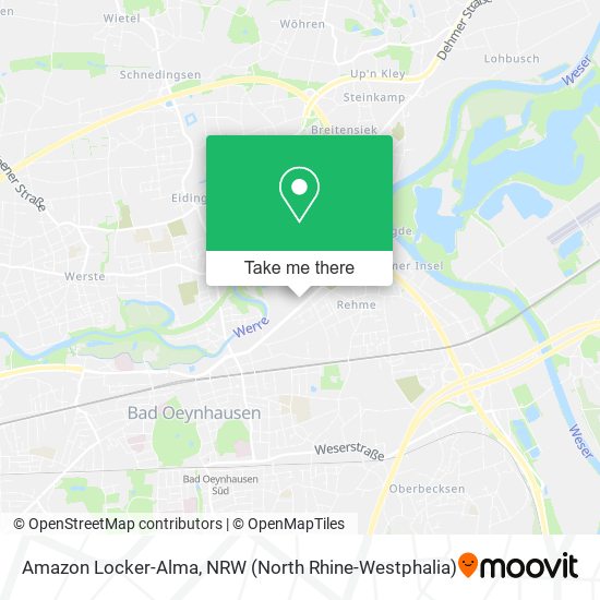 Карта Amazon Locker-Alma