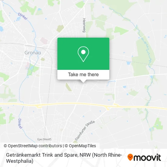 Карта Getränkemarkt Trink and Spare