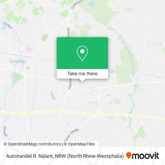 Карта Autohandel R. Nijlant