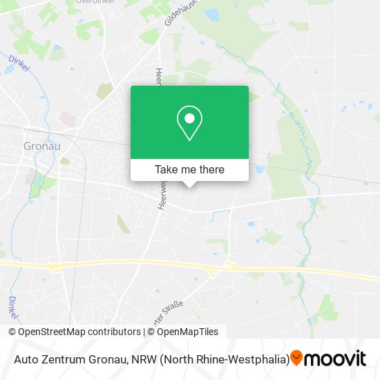 Auto Zentrum Gronau map