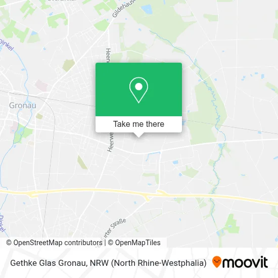 Gethke Glas Gronau map