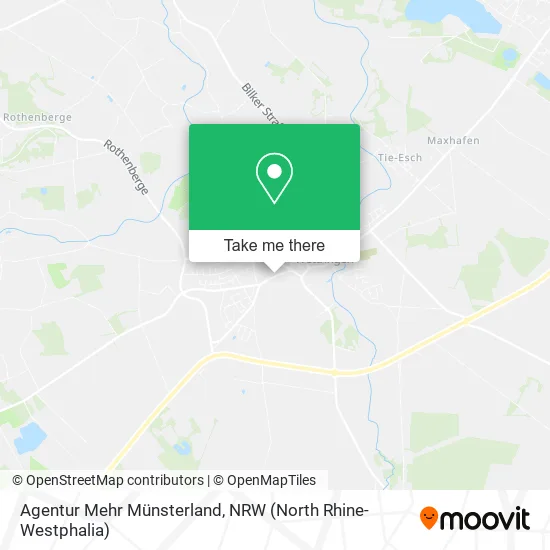 Карта Agentur Mehr Münsterland