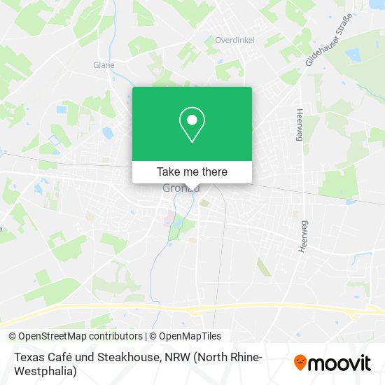 Texas Café und Steakhouse map