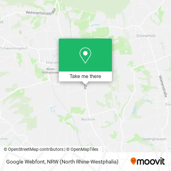 Карта Google Webfont