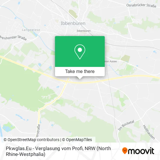 Карта Pkwglas.Eu - Verglasung vom Profi