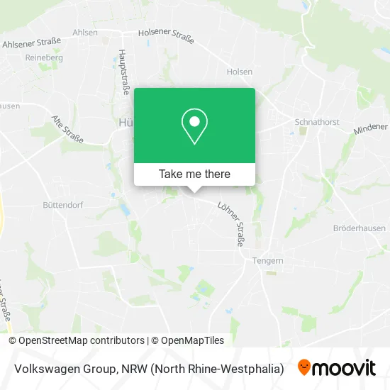 Карта Volkswagen Group